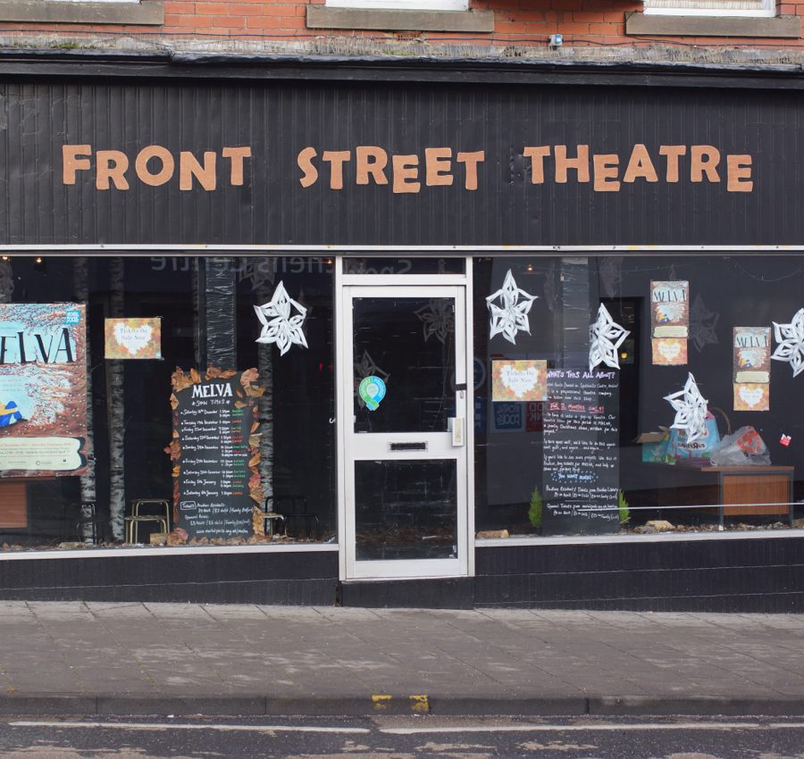 A photograph of the Front street theatre